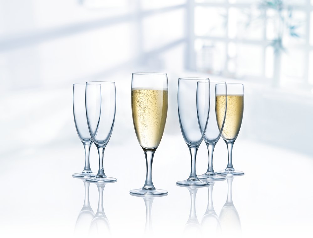 Bộ 6 Ly Champagne Thuỷ Tinh Luminarc Elegance 170ml - LUEL12063