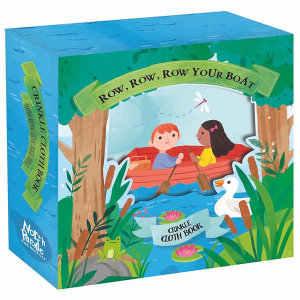 Crinkly Cloth Book - Row, Row, Row Your Boat