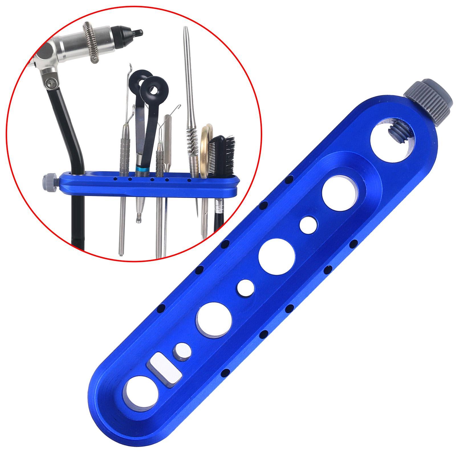 Fly Tying Vise Tool Caddy Holder Organizer Bar Attachment Fly Tying Tool for Various Tools