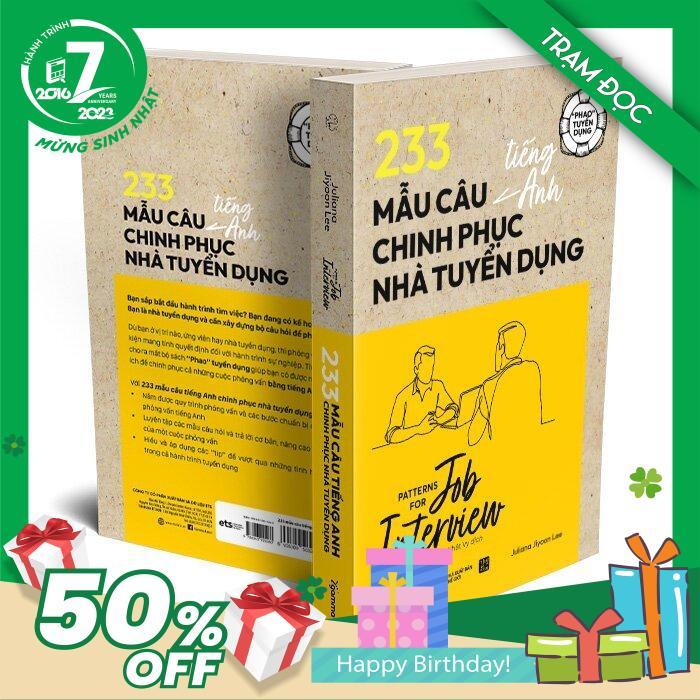 Trạm Đọc Official |  Phao Tuyển Dụng : 233 Mẫu Câu Tiếng Anh Chinh Phục Nhà Tuyển Dụng