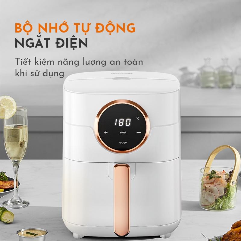 Nồi chiên không dầu GAABOR GA-E45A02 dung tích 4.5L - Thép không gỉ - Giá rẻ - Hàng chính hãng