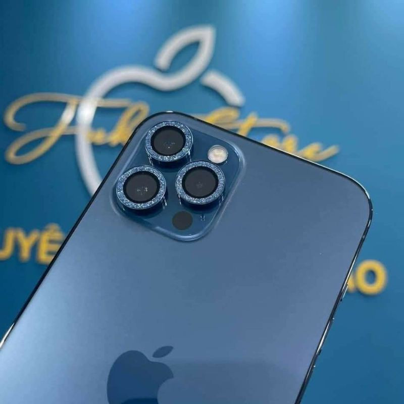 Dán Titan từng mắt camera dành cho iPhone 12 ProMax, 11 ProMax ánh kim tuyến