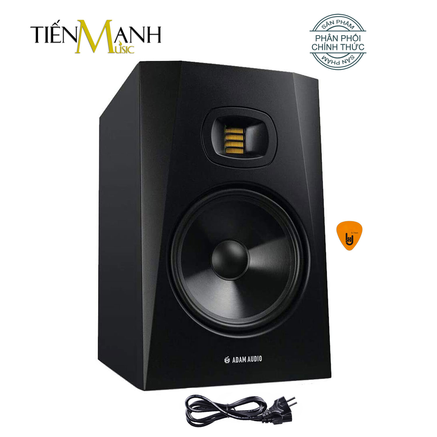 Loa Kiểm Âm Adam Audio T8V - Active Powered Phòng thu Studio Monitors Speaker Hàng Chính Hãng Đức - Kèm Móng Gẩy DreamMaker