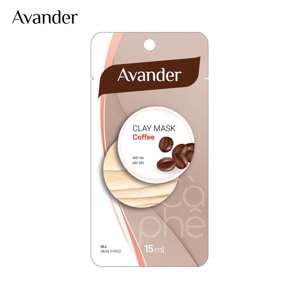 Mặt nạ đất sét cà phê Avander15ml