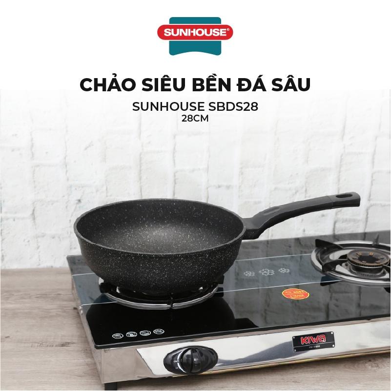 Chảo siêu bền đá sâu Sunhouse SBDS28