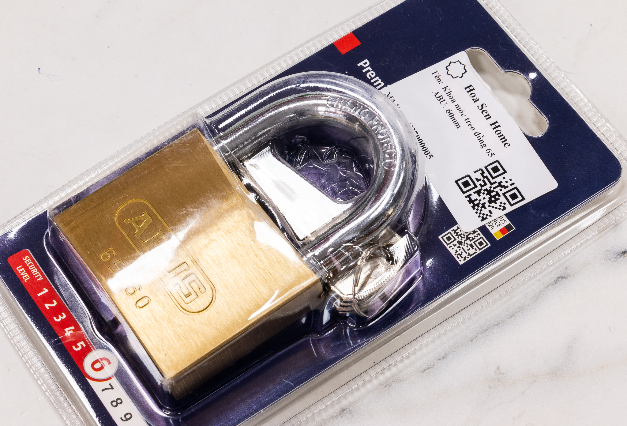 Ổ khóa đồng 65 ABUS (60mm)