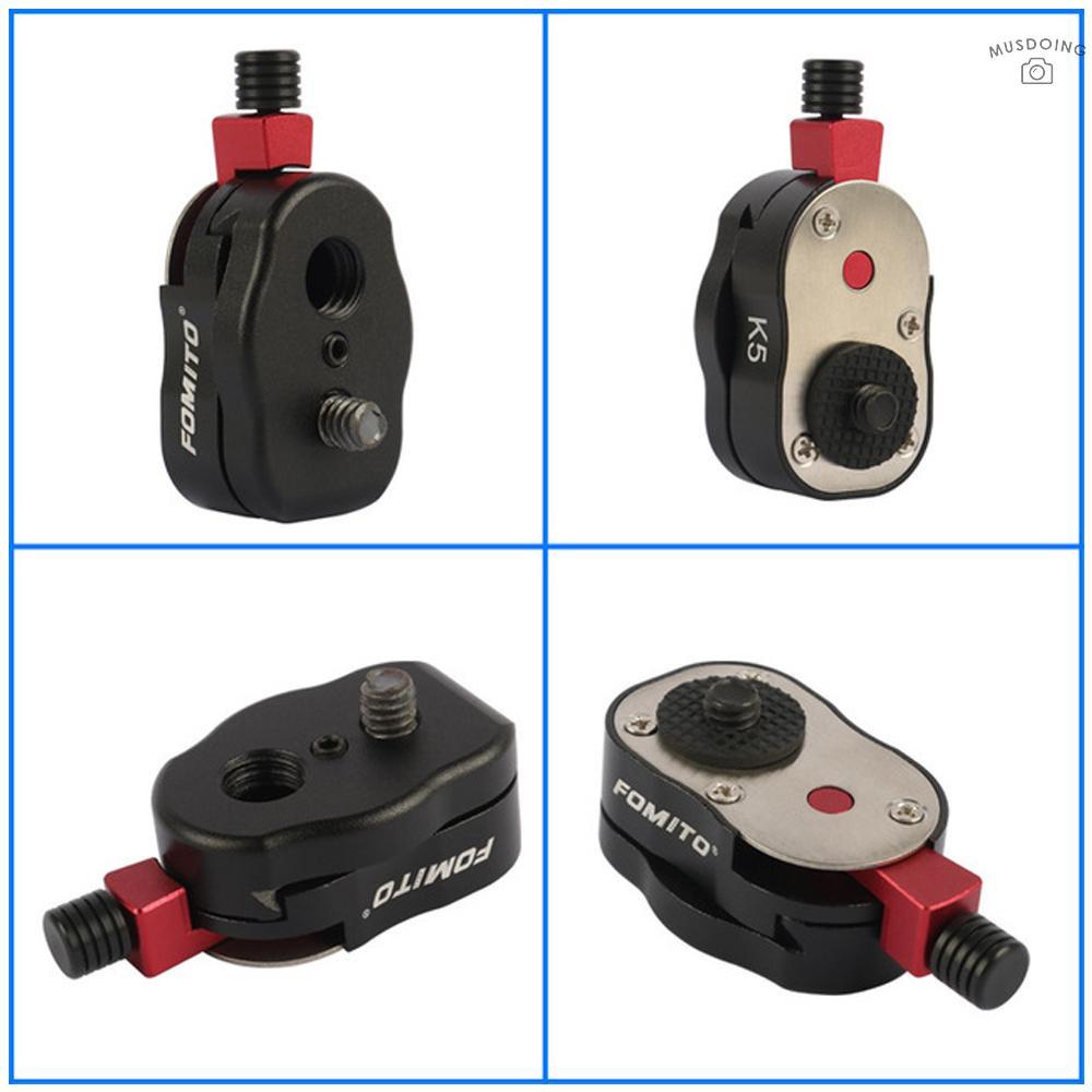 Tấm Tháo Lắp Nhanh Mini 3 / 8 Inch Lỗ Và Ốc Vít 1 / 4 Inch Cho Máy Ảnh Dslr