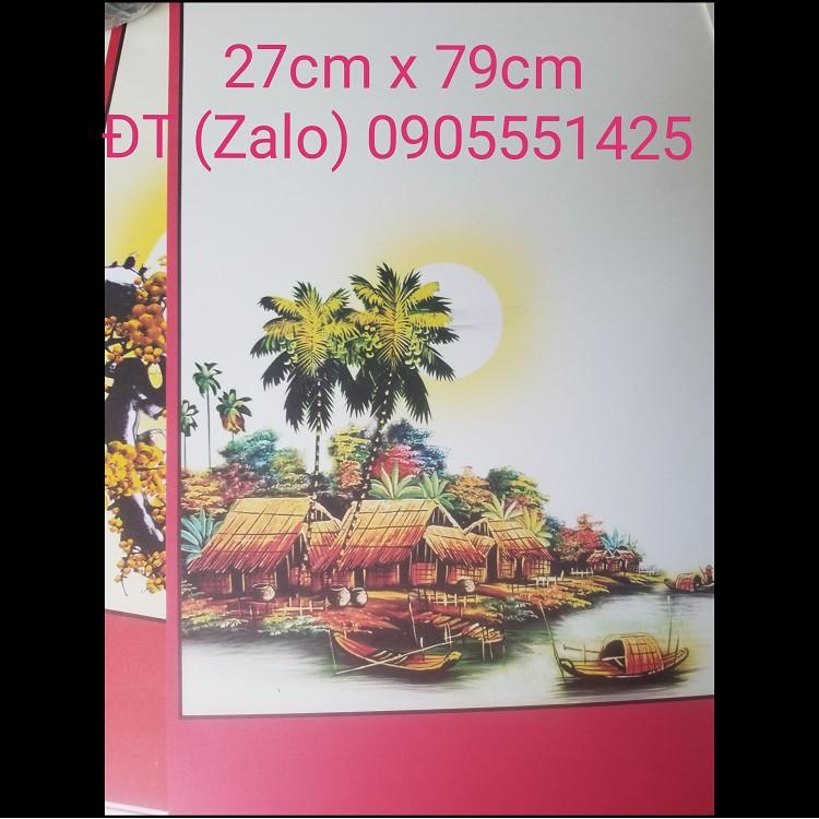 Bộ gồm 50 tờ giấy viết thư pháp kèm 50 CẶP nẹp treo kích thước 27cm x 79cm