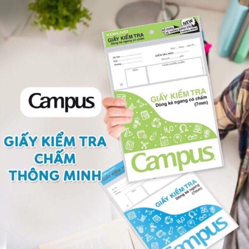 Giấy kiểm tra cấp 2 / Tập kiểm tra kẻ ngang B5 Campus TP-BS70G-25/30