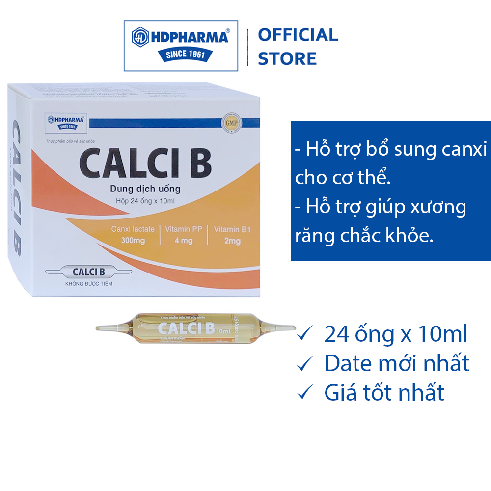 Thực Phẩm Bảo Vệ Sức Khỏe CALCI B