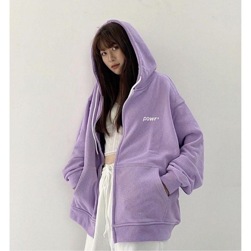 Áo khoác nỉ hoodie powr đủ màu siêu hot (có ảnh thật)