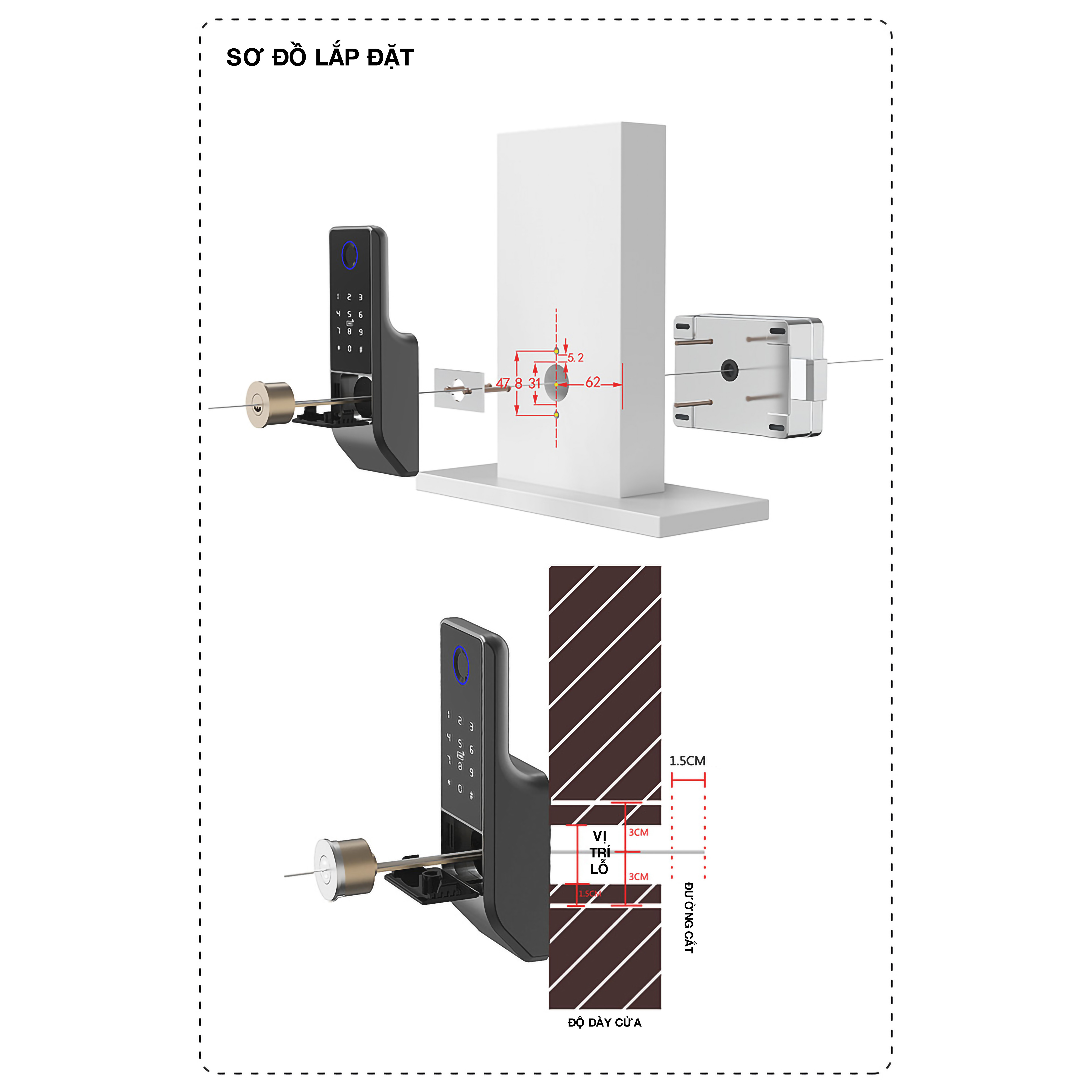 Khóa vân tay zigbee 5Asystems DS3000 Pro