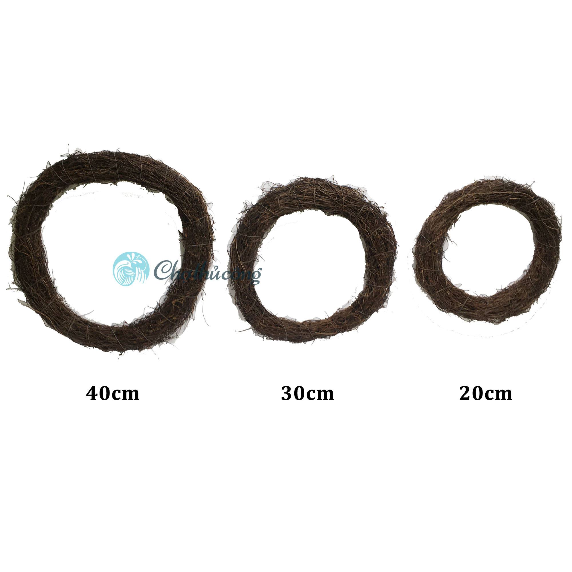 Vòng dây rừng tự nhiên làm vòng nguyệt quế, vòng hoa treo cửa, vòng hoa giả trang trí noel decor giáng sinh