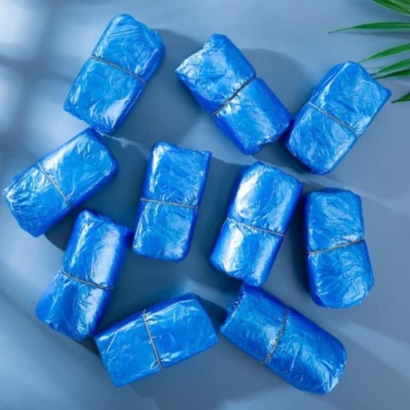 Combo 10 túi nilon bọc giày đi mưa, bao đi mưa bảo vệ giày sạch sẽ, chống bụi bẩn, nước mưa Happy Home