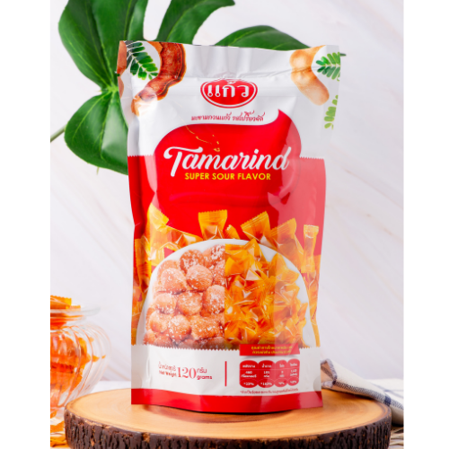 Kẹo Me Thái Lan Kaew Siêu Chua Mềm Dẻo Gói 120g