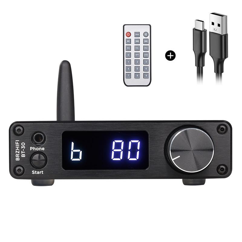 HIFI LCD ESS ES9038Q2M DAC QCC5125 Bluetooth DAC Ban APTX-HD LDAC Bộ Giải Mã Âm Thanh 24Bit/96kHz Đồng Trục Sợi RCA Từ Xa