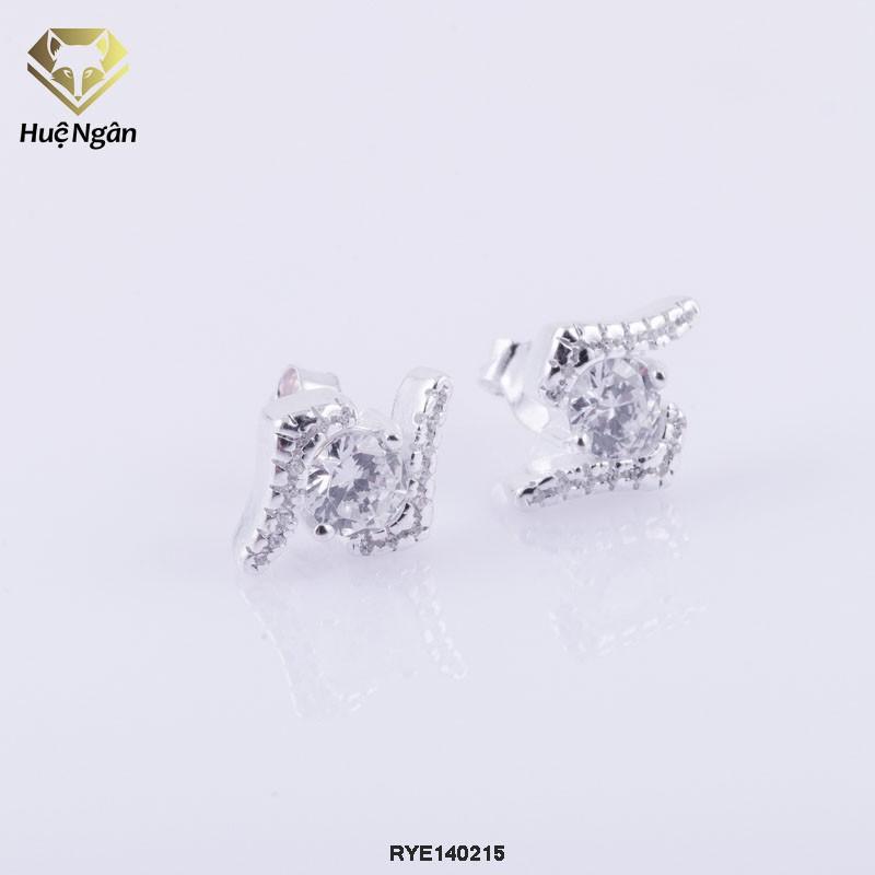 Bông tai bạc Ý 925 Huệ Ngân - Nụ tầm xuân RYE140215