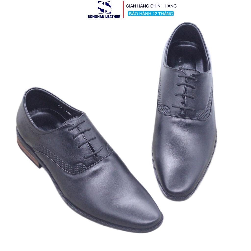 Giày Nam Oxford Công Sở Da Bò Nappa Cao Cấp Songhan Leather SH03.Giày Đế Khâu Tay.Bảo Hành 12 Tháng