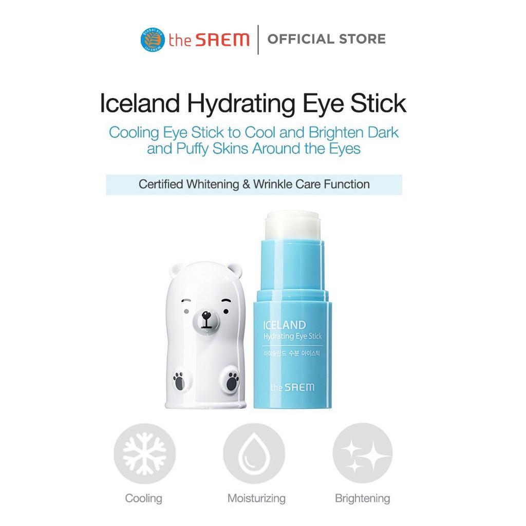 Thanh Lăn Dưỡng Mắt Giảm Nhăn Ngăn Ngừa Thâm Quầng Mắt The Saem Iceland Hydrating Eye Stick 7g