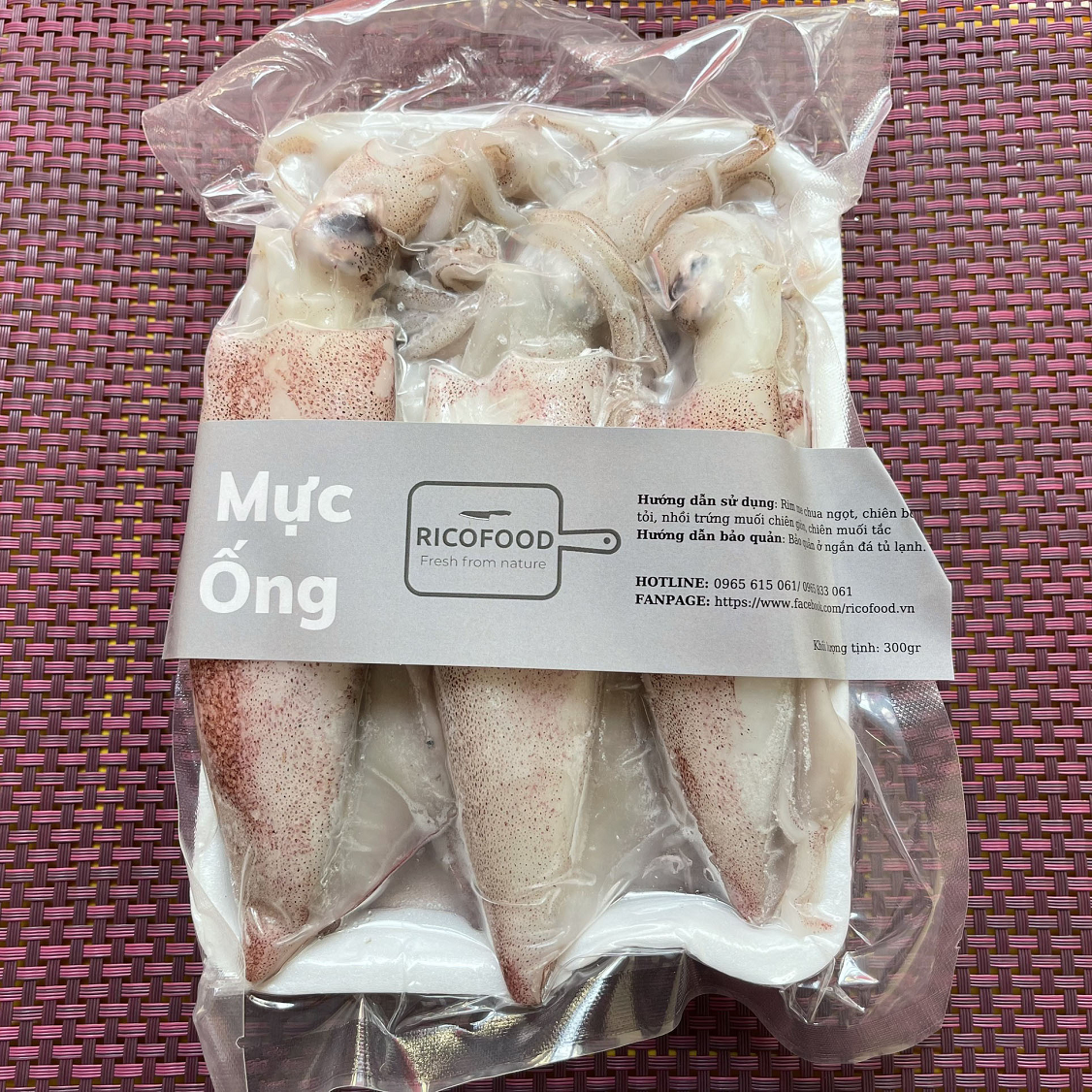 - MỰC ỐNG RICOFOOD - 300G