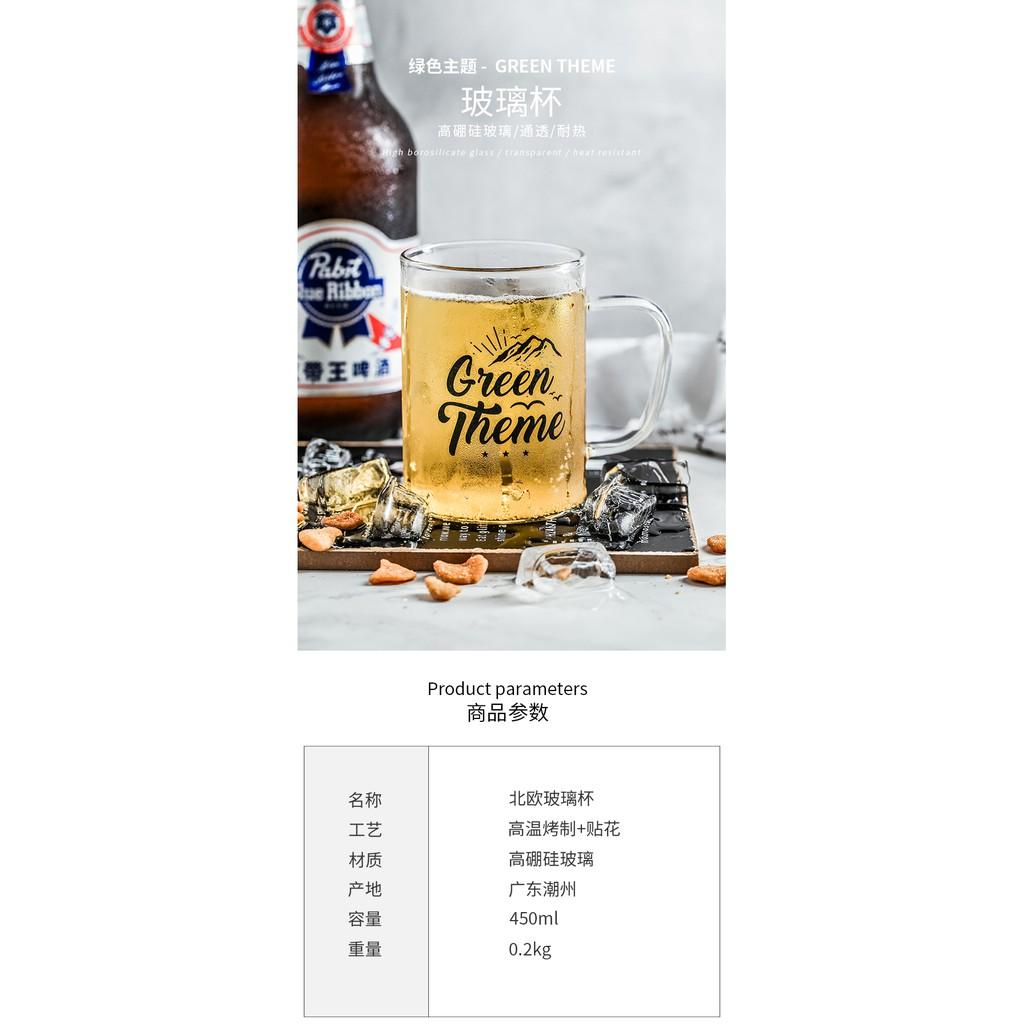Cốc Thủy Tinh Trong Suốt Chịu Nhiệt Cao Chống Nổ Tiện Dụng