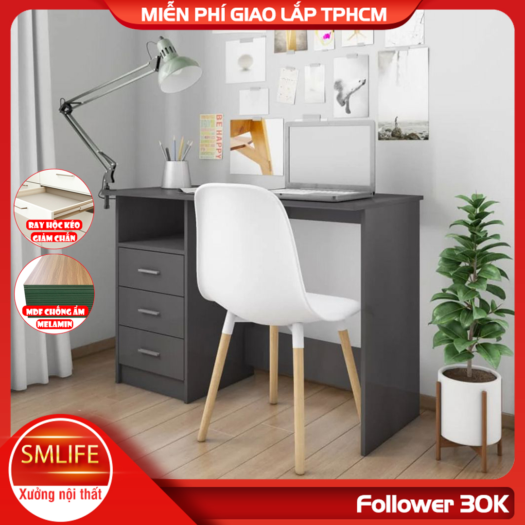 Bàn Học Cho Bé Kiểu Dáng Nhỏ Gọn Tiện Dụng SMLIFE Dicku