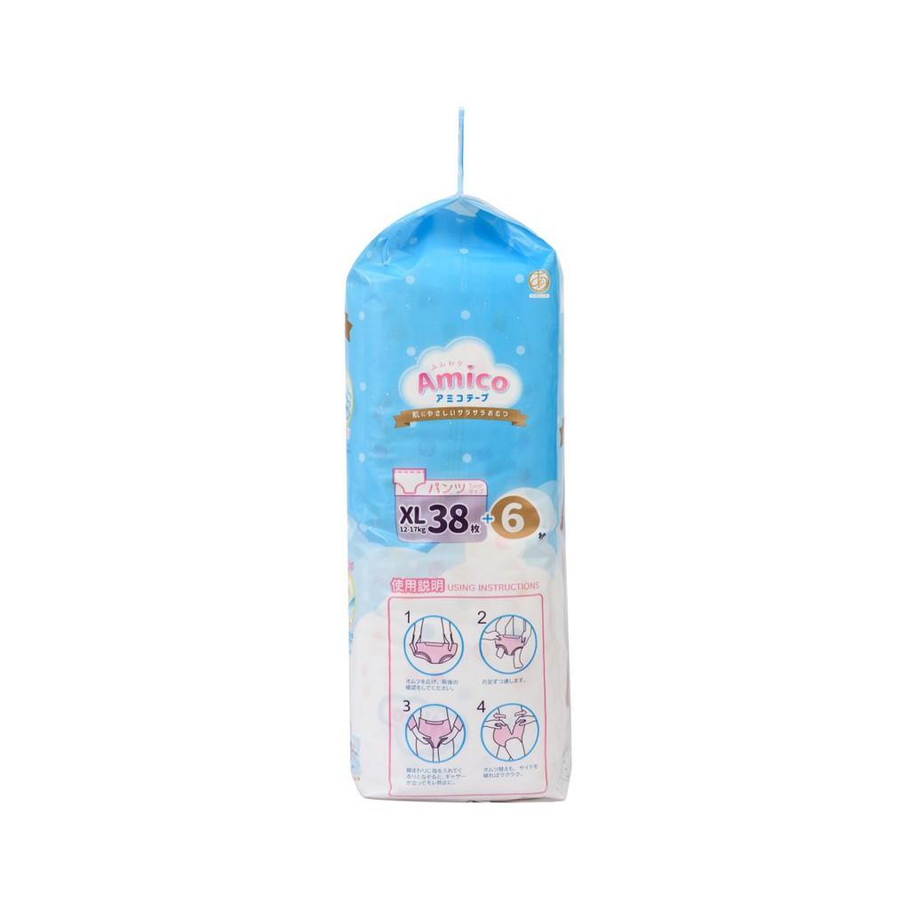 Bỉm - Tã quần Amico size XL 38 + 6 miếng