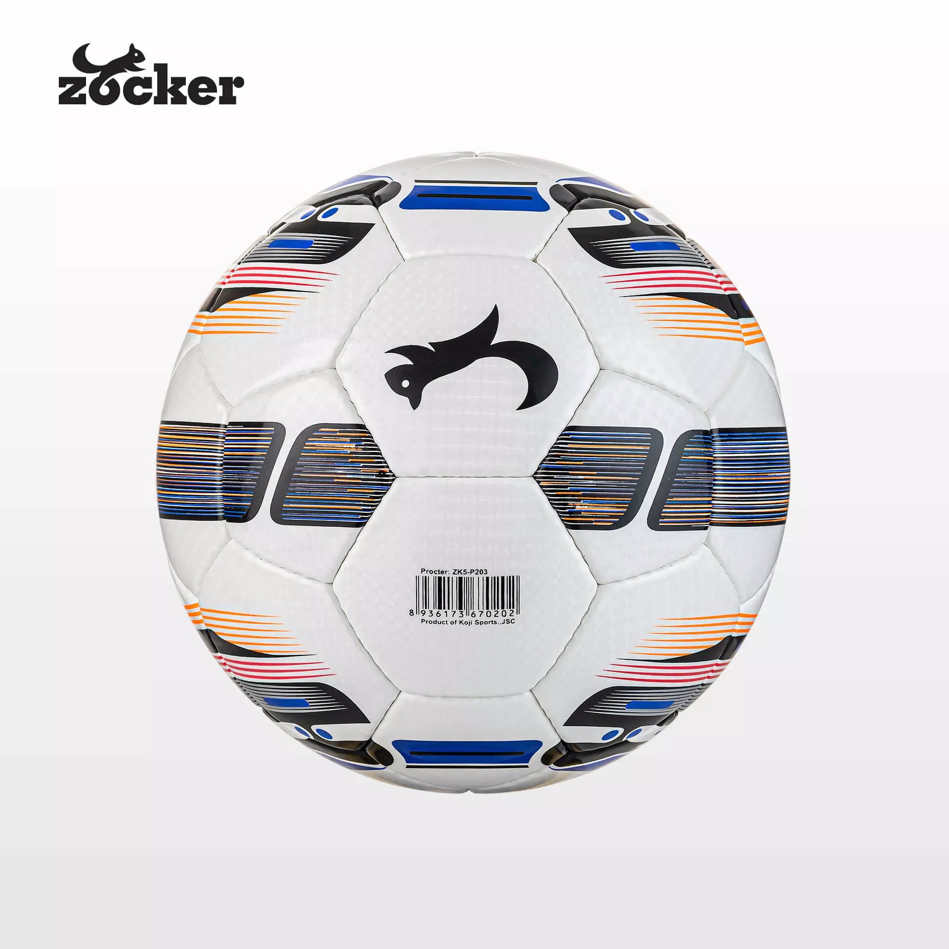 Quả Bóng Đá Zocker Số 5 Procter ZK5-P203 VN Đá siêu êm, Miễn phí vận chuyển
