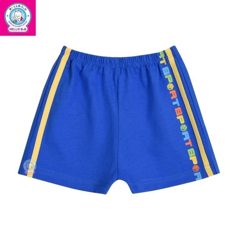 Size bé 6-35kg Quần 3 sọc ngắn màu bé trai Hello BB | Hellobb - Kiddy and Mommy