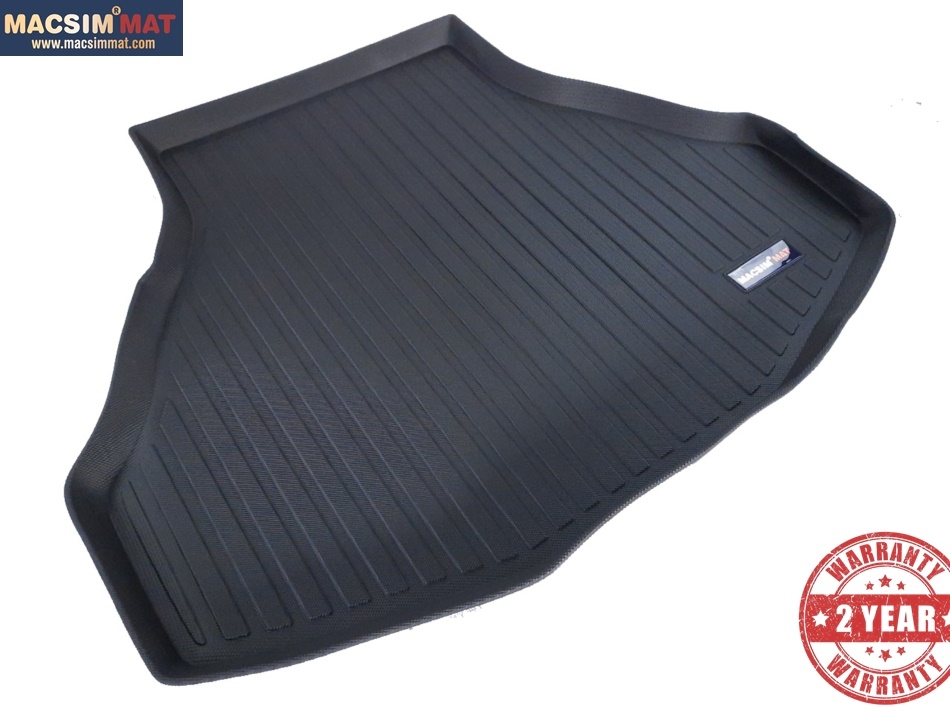 Thảm lót cốp qd xe ô tô Honda ACCORD 2013-2017 nhãn hiệu Macsim chất liệu TPV cao cấp màu đen