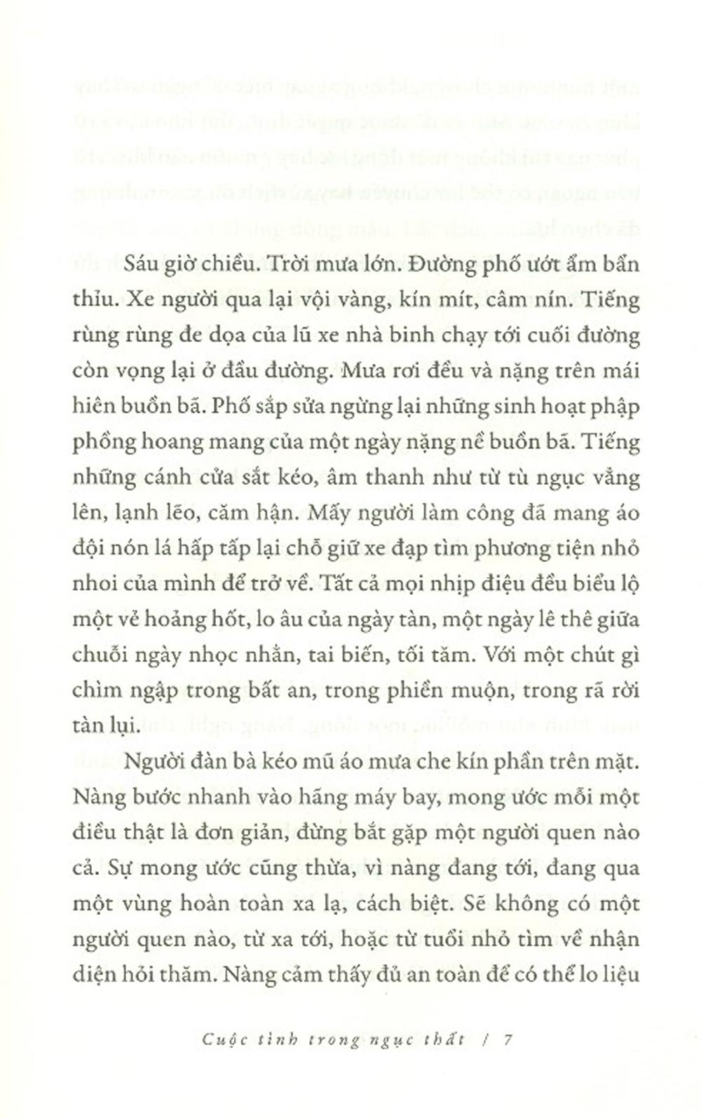 Sách Cuộc Tình Trong Ngục Thất