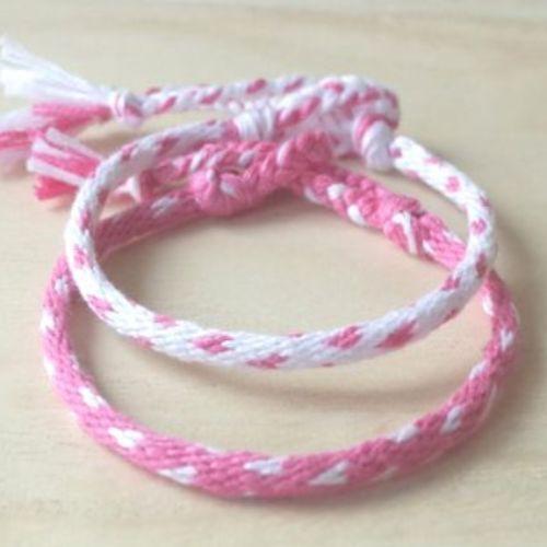 Vòng tay vòng chân may mắn-heart-trái tim-Wendy- tình yêu trái tim-Friendship bracelet-tình bạn handmade DIY