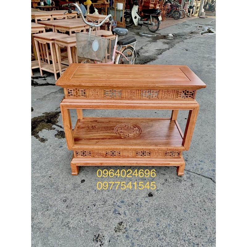 Đôn đèn hình chữ Nhật 40x80 cao 80, 40x60 cao 60,70 gỗ hương đá phun Trần