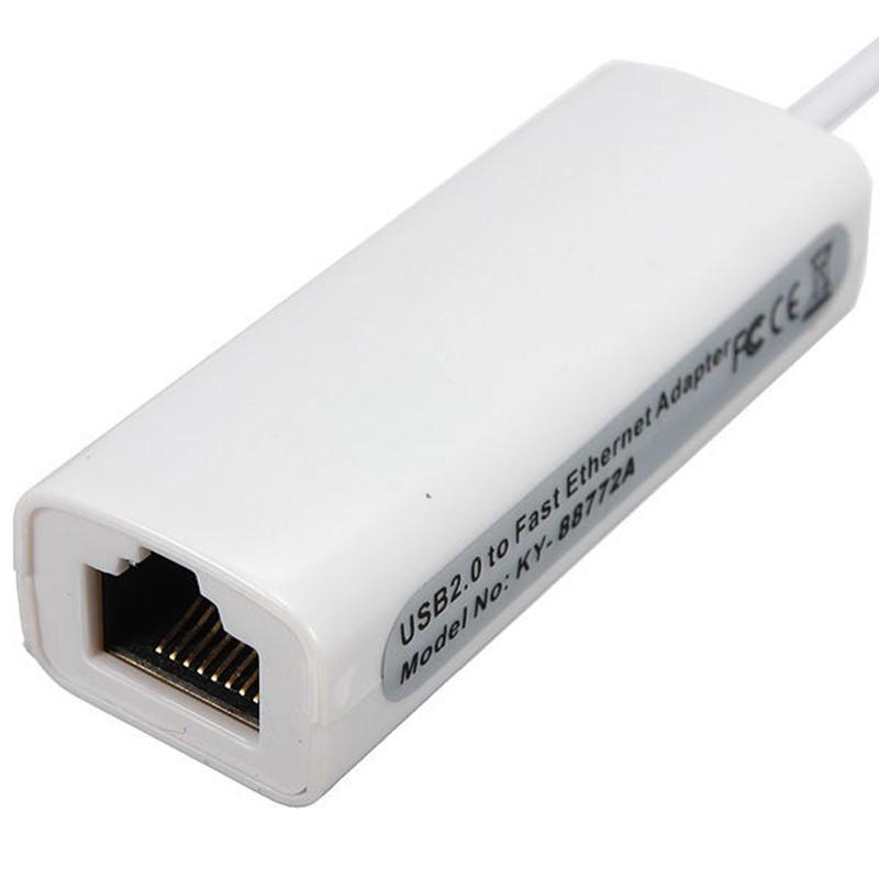 Dây cáp chuyển đổi cổng USB 2.0 sang RJ45 mạng LAN Ethernet cho laptop hãng táo
