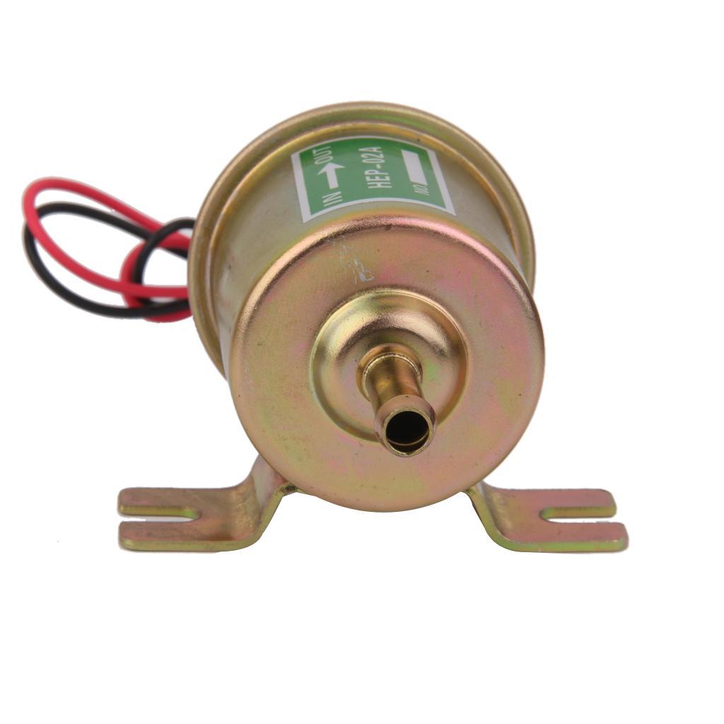 3 Pieces Universal 12V Fuel Pump HEP-02A Petrol Pump Diesel Pump Electrical Construction Machine