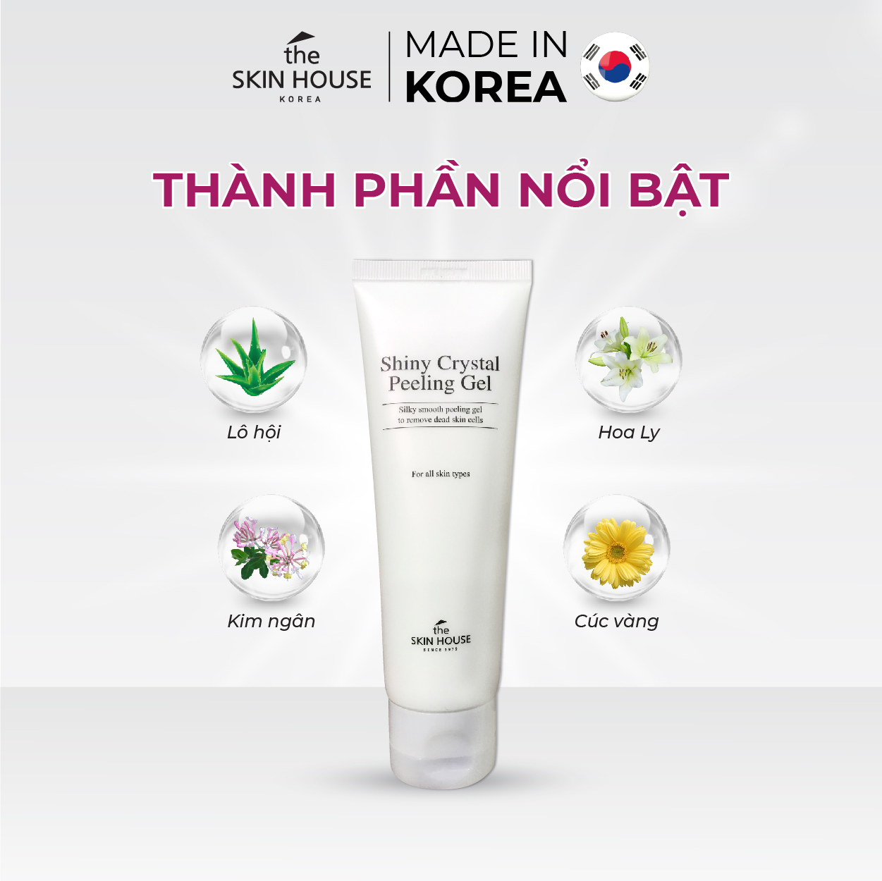 Gel tẩy tế bào da chết giúp làm sáng da THE SKIN HOUSE