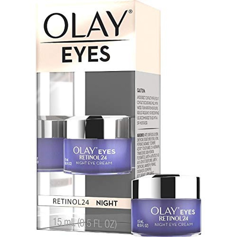 KEM DƯỠNG DA VÙNG MẮT OLAY EYES RETINOL 24 NIGHT 15ML-tím-không có tem phụ