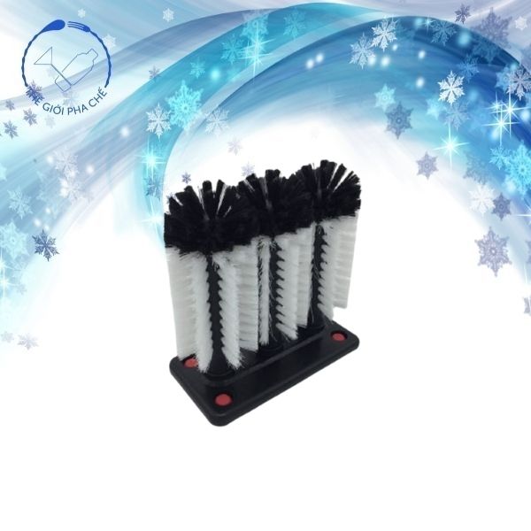 Cọ rửa cốc 3 đầu bằng