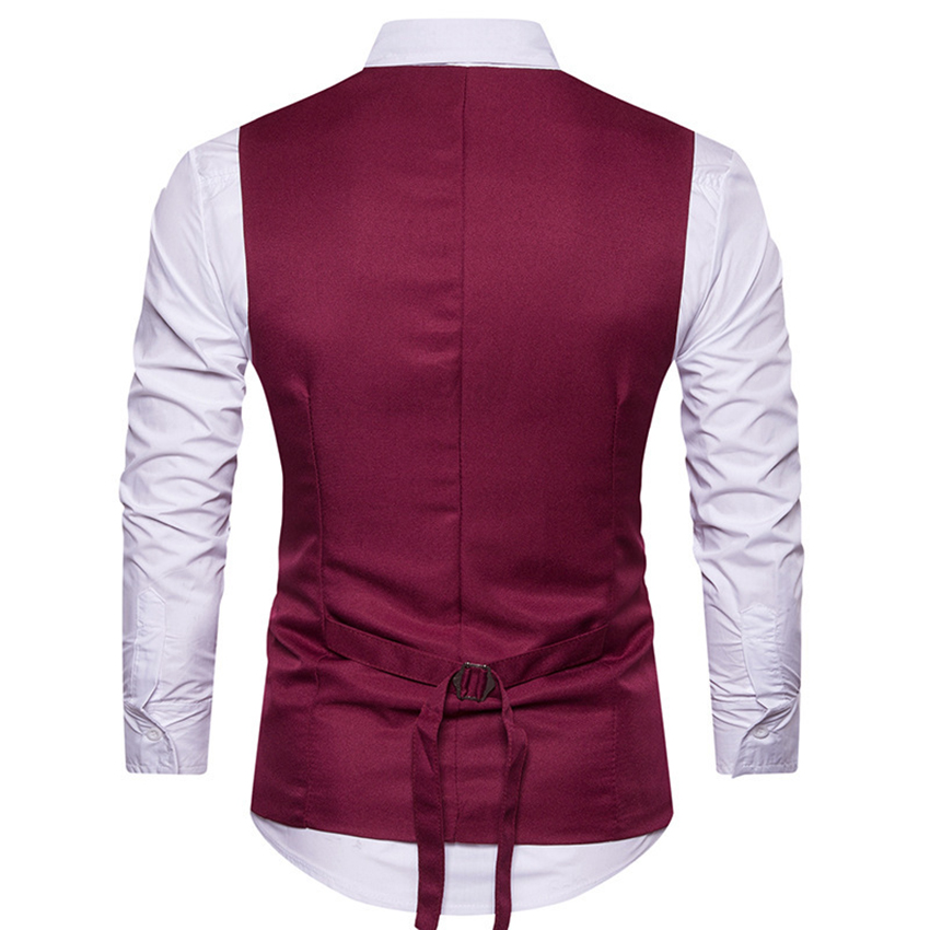 Áo Gile Nam phối màu nổi bật dễ phối đồ chất liệu vải Polyester lịch lãm sang trọng N43