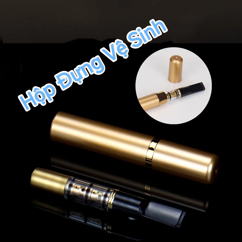 Bộ Đầu Lọc Thuốc Adous Đa Năng Dùng Được Cho Tất Cả Các Đầu Lớn &amp; Vùa &amp; Nhỏ . Có Hộp Đựng Tiện Lợi ,Tái Sử Dụng Nhiều Lần