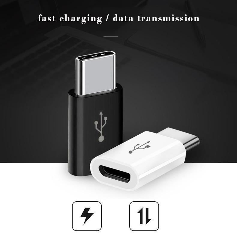 Đầu chuyển đổi cổng Micro USB sang Type-C tiện ích cho điện thoại Android Huawei Xiaomi Samsung OPPO