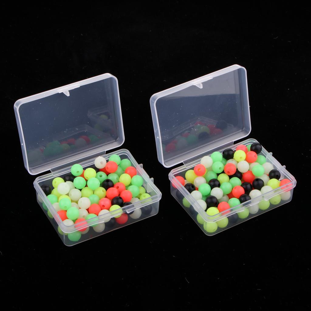 200pcs Fishing Beads Carp Fishing Rigs Making Beads Terminal 6mm