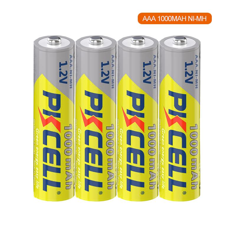 12 CHIẾC Pin AAA 3A 1.2 Volt Ni-MH Pin Sạc AAA Ba A Pin 1.2V 1000mAh Pin đèn pin AAA PKCELL Điện áp danh định: 1.2V