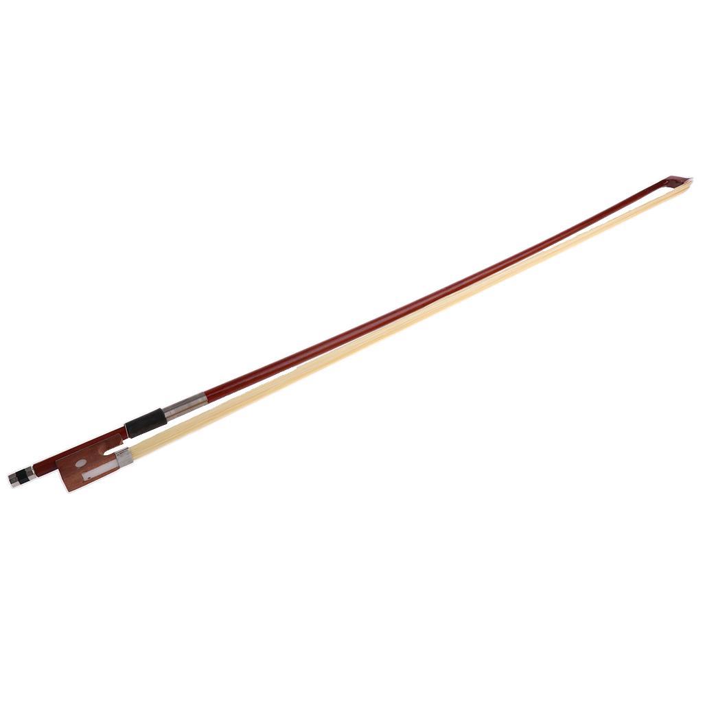 Rosewood 1/4 Violin Bow With Bow Practice Holder Fiddle Teaching Aid Correct