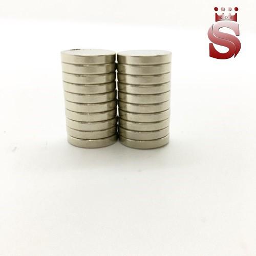 Nam châm viên tròn kích thước 12x2mm