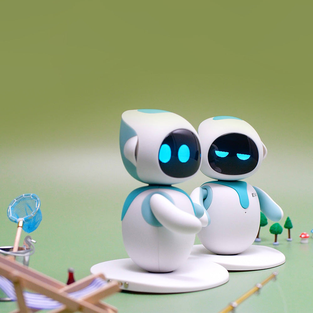 Robot Eilik Hồng Pastel - Robot đồng hành để bàn - Đồ chơi robot thông minh - Quà tặng siêu dễ thương