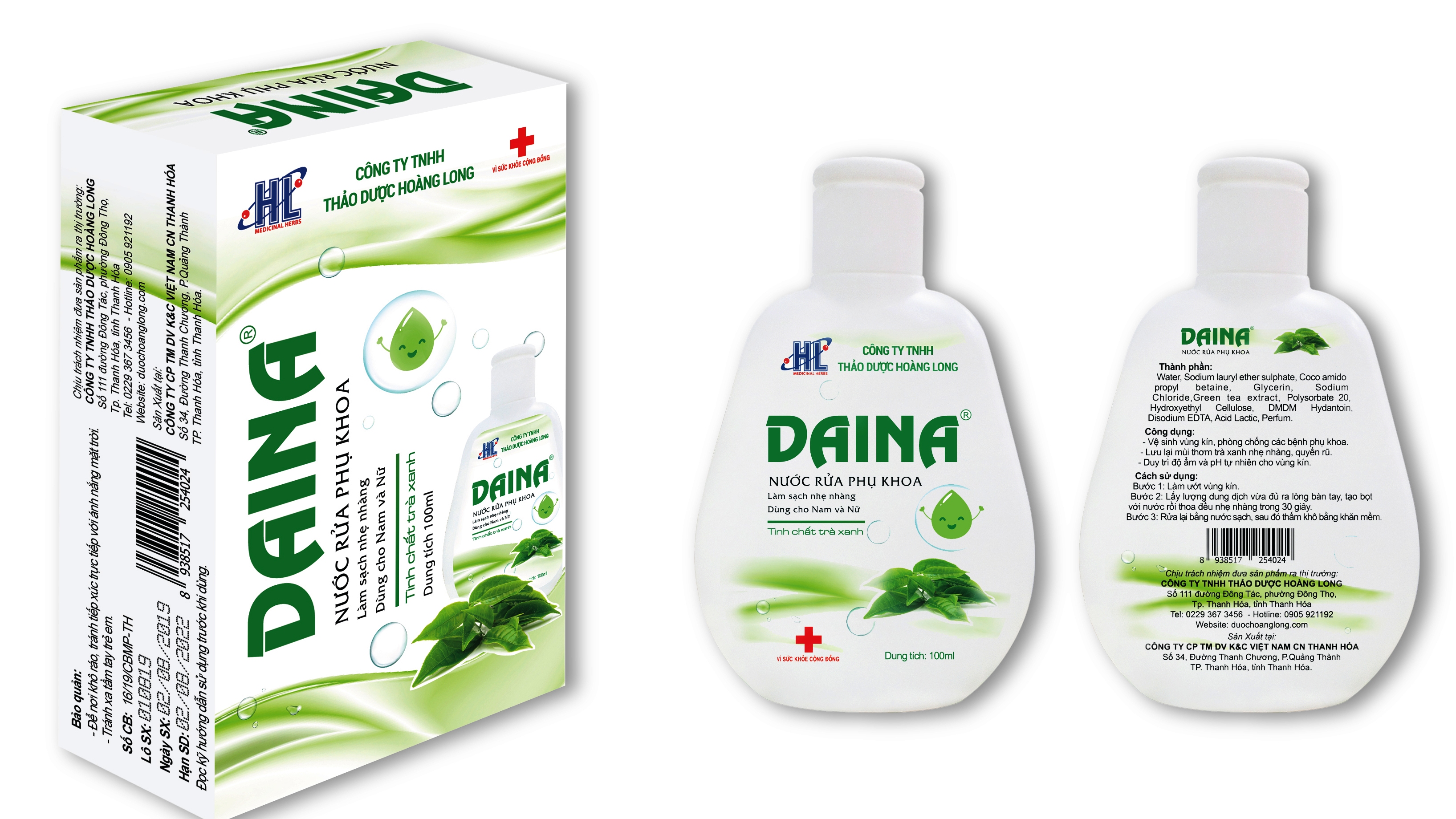 Nước rửa phụ khoa Daina 100ml