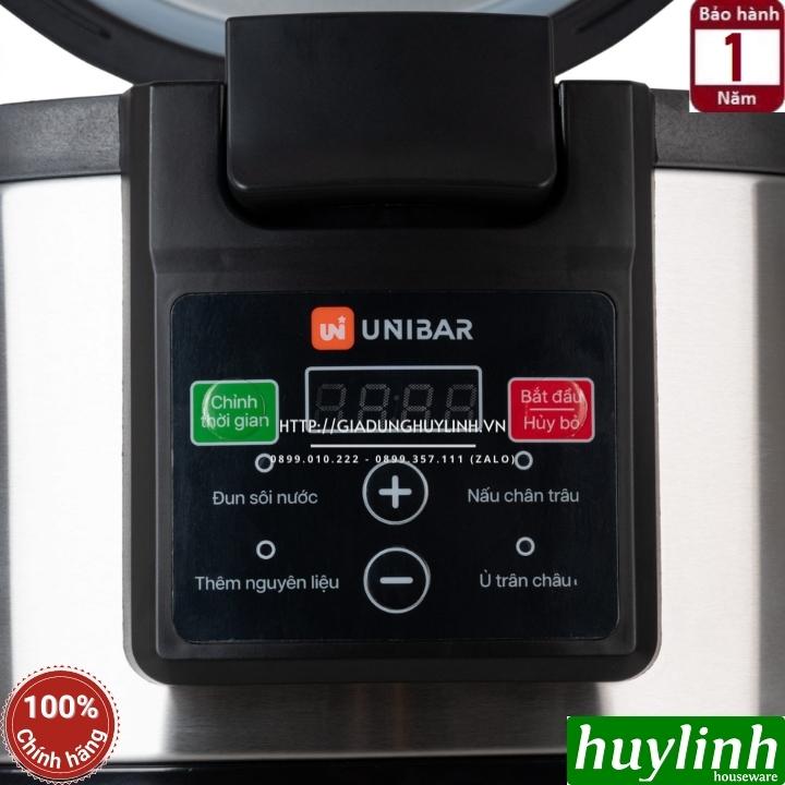 Nồi nấu trân châu tự động đa năng Unibar UBN-16L - Dung tích 16 lít - Hàng chính hãng