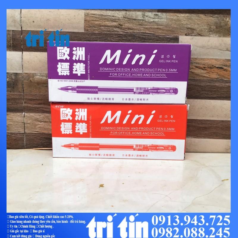 BÚT NƯỚC MINI GEL (Đen, Xanh, Đỏ, Tím) 