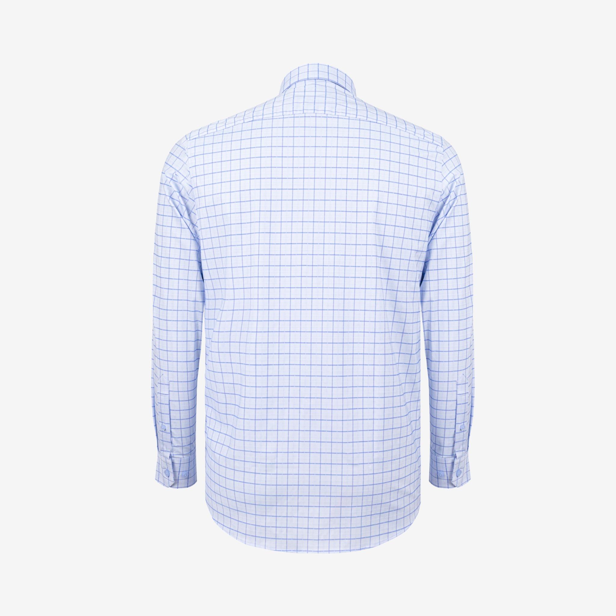 Áo sơ mi nam KHATOCO Tailor Fit dài tay A1MD538T1-CNCR848-2711-D